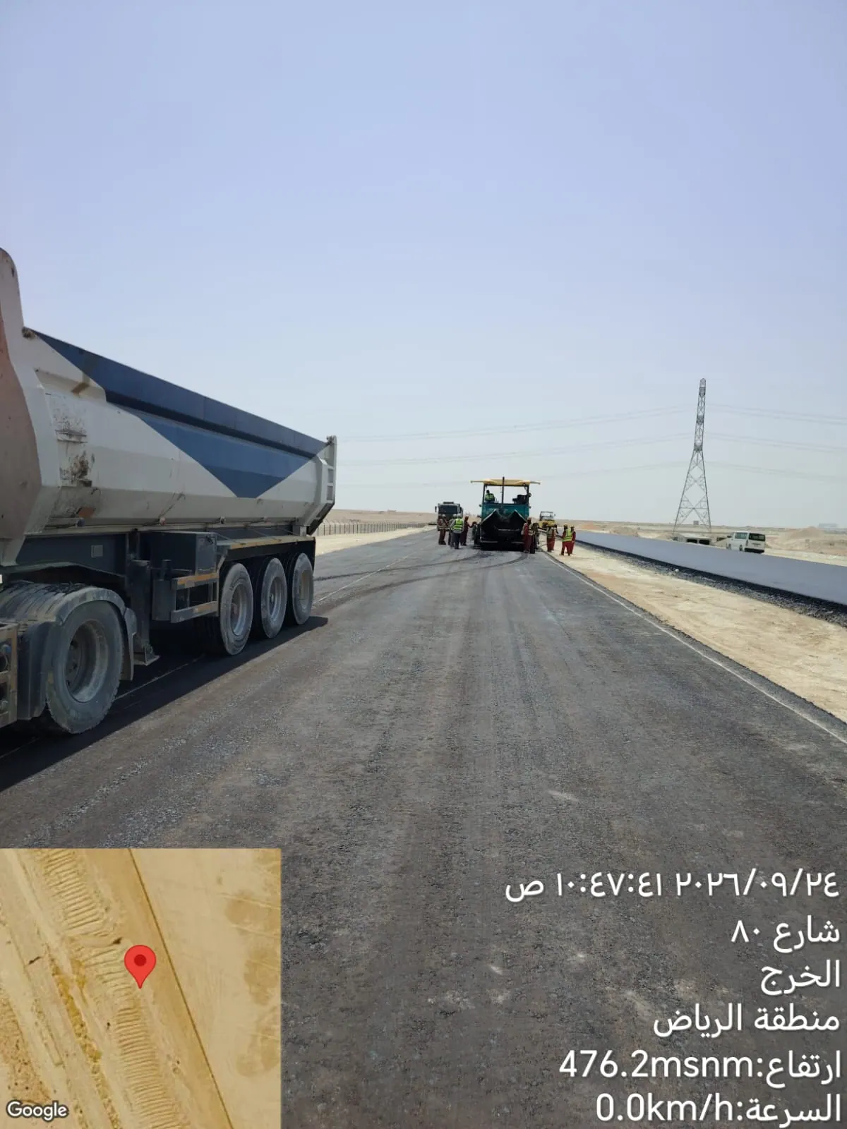 Al-Kharj – Riyadh Dualization & Infrastructure Road Project — site photograph 1