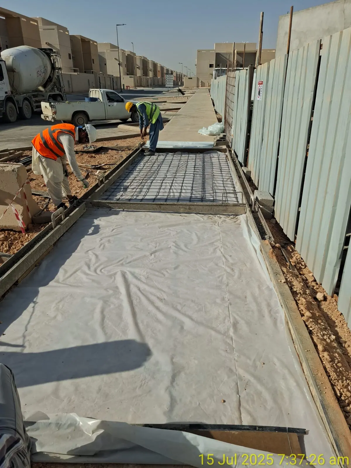 Housing Walkway Project — site photograph 1